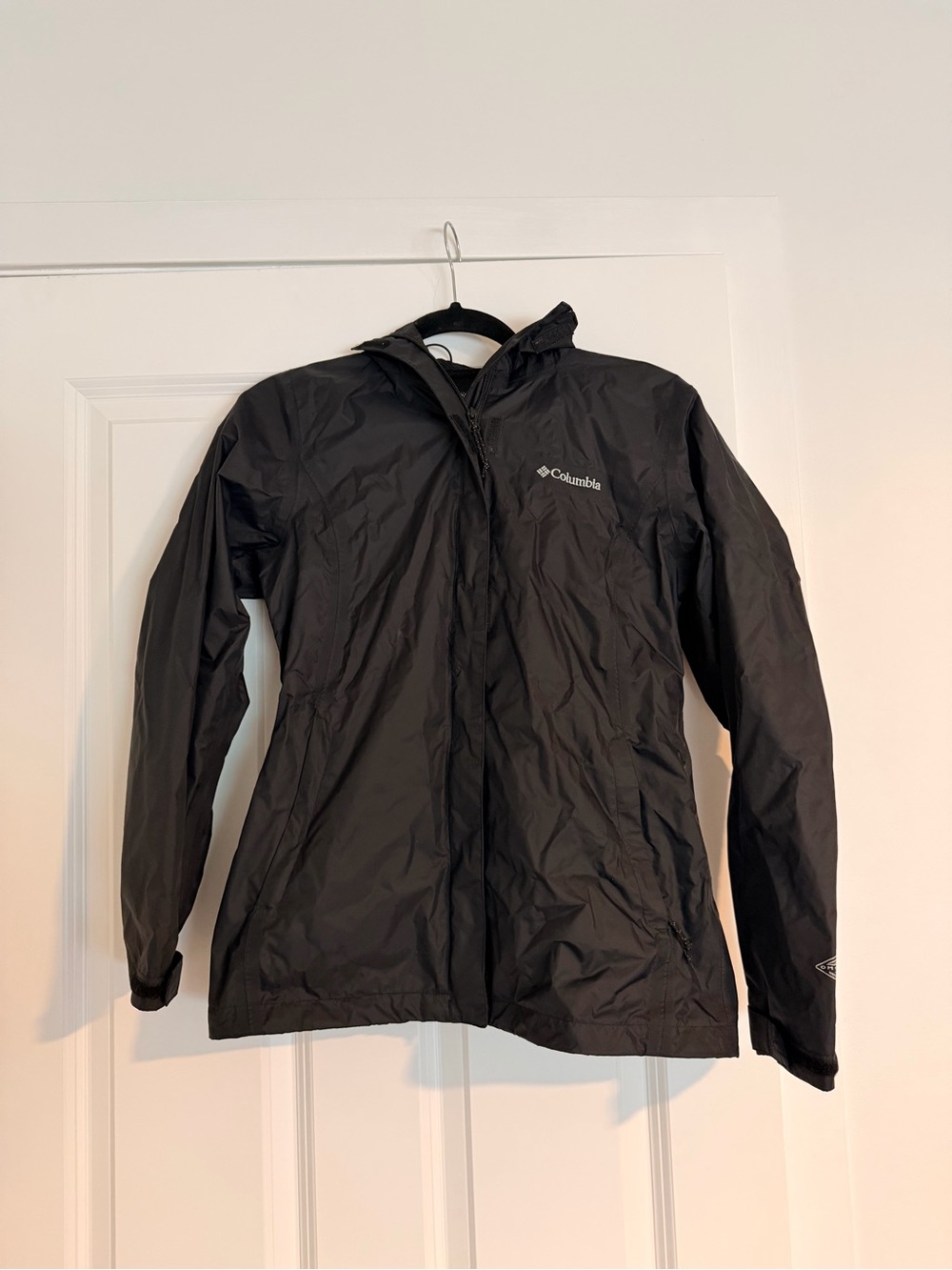 Columbia Women's Black Hooded Waterproof Ski Jacket